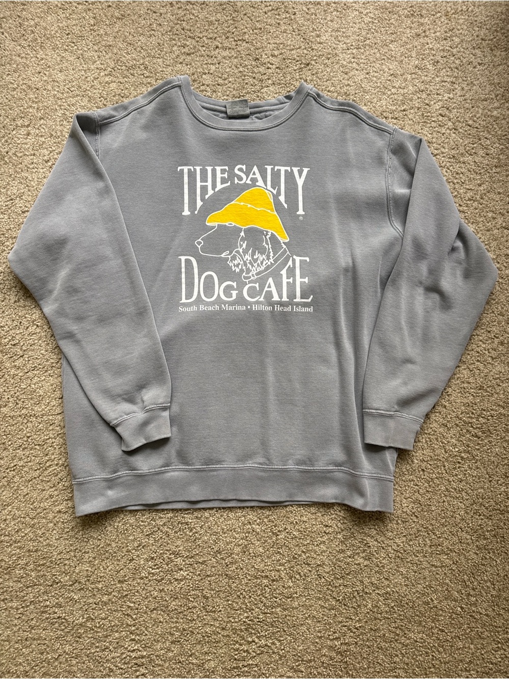 Grey Salty Dog Cafe Crewneck Sweatshirt